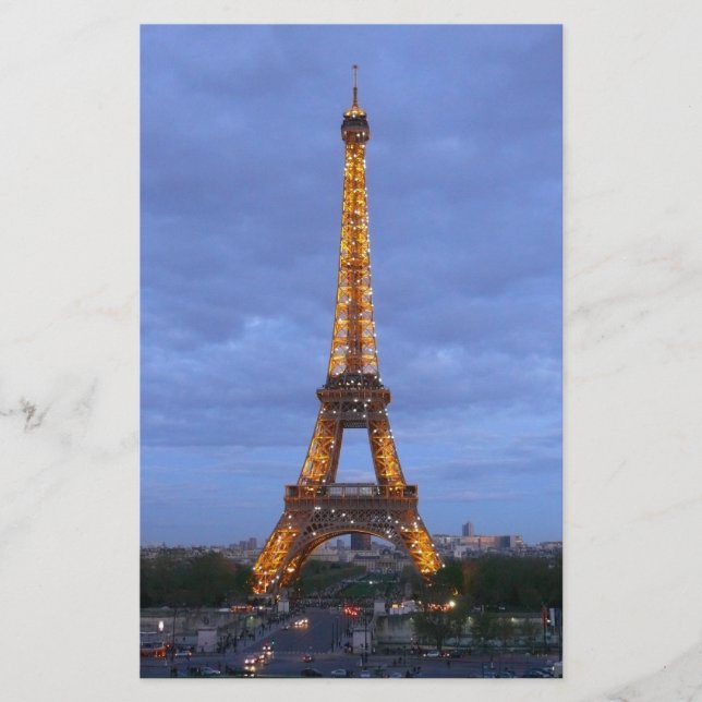 Eiffel Torn Paris Frankrike (Framsida)