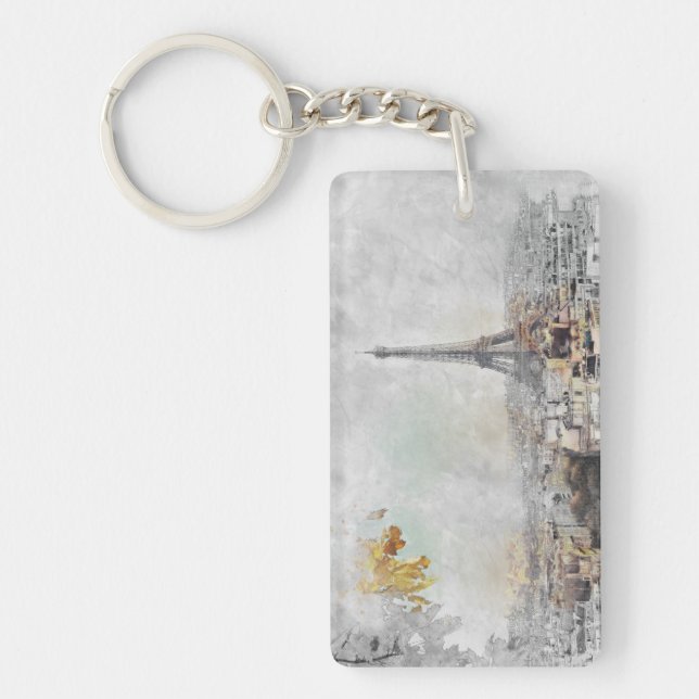 Eiffel Torn. Paris, Frankrike (Framsidan)