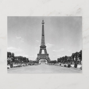 Eiffel Torn, Paris Frankrike 1909 Vykort