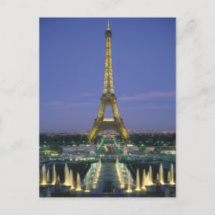 Eiffel Torn, Paris, Frankrike 2 Vykort