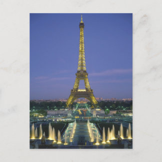 Eiffel Torn, Paris, Frankrike 2 Vykort