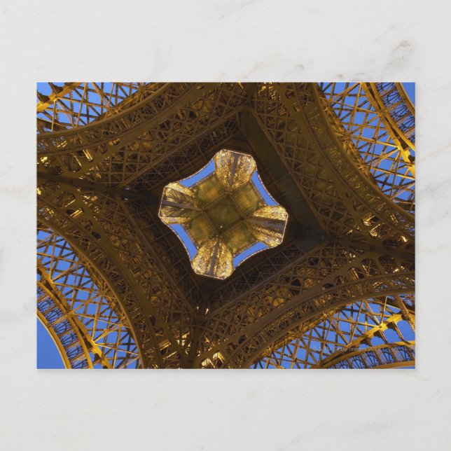 Eiffel Torn, Paris, Frankrike 2 Vykort (Framsida)