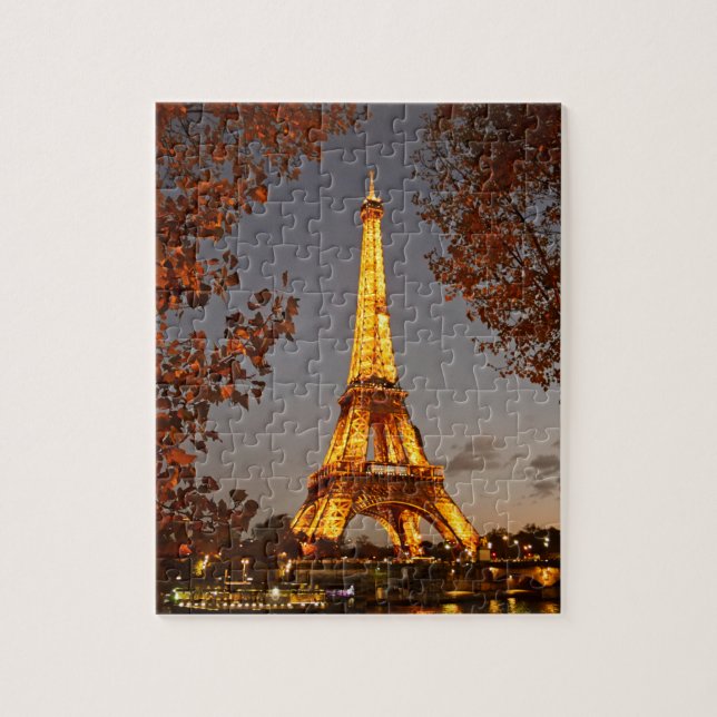 Eiffel Torn - Paris - Frankrike - 8 x 10 - 110 pc Pussel (Vertikal)