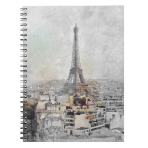 Eiffel Torn. Paris, Frankrike Anteckningsbok