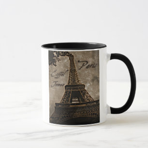 Eiffel Torn, Paris Frankrike Art Mugg