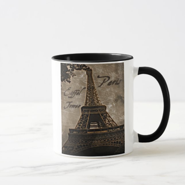 Eiffel Torn, Paris Frankrike Art Mugg (Höger)