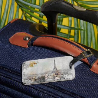 Eiffel Torn. Paris, Frankrike Bagagebricka