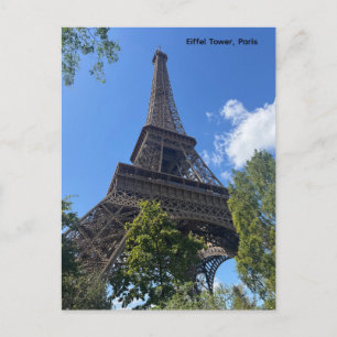 Eiffel Torn, Paris, Frankrike Design Vykort