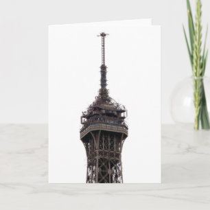 Eiffel Torn Paris Frankrike Helgkort
