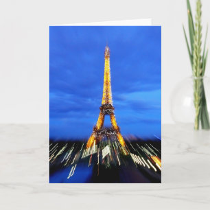 Eiffel Torn Paris Frankrike Helgkort