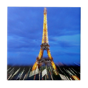 Eiffel Torn Paris Frankrike Kakelplatta