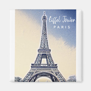 Eiffel Torn Paris Frankrike Landmark Magnet
