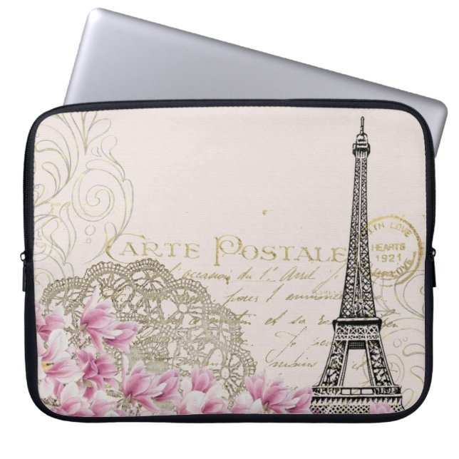 Eiffel Torn / Paris Frankrike Laptop Fodral (Framsidan)