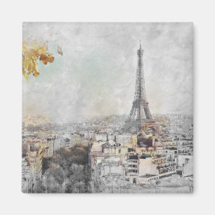 Eiffel Torn. Paris, Frankrike Magnet