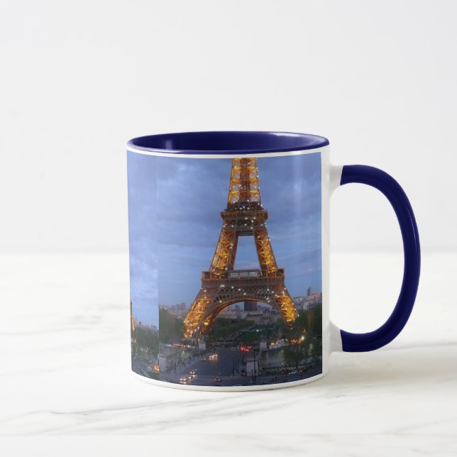 Eiffel Torn Paris Frankrike Mugg (Höger)