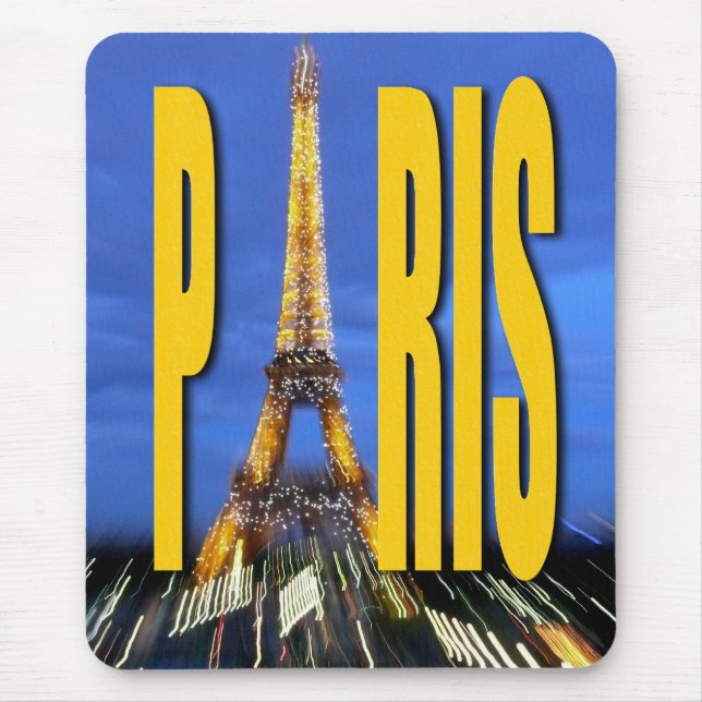 Eiffel Torn Paris Frankrike Musmatta (Framsidan)
