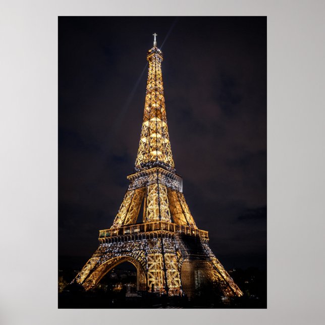 Eiffel Torn, Paris, Frankrike Poster (Framsidan)