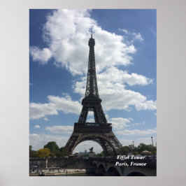 Eiffel Torn Paris Frankrike Poster