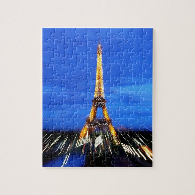 Eiffel Torn Paris Frankrike Pussel (Vertikal)