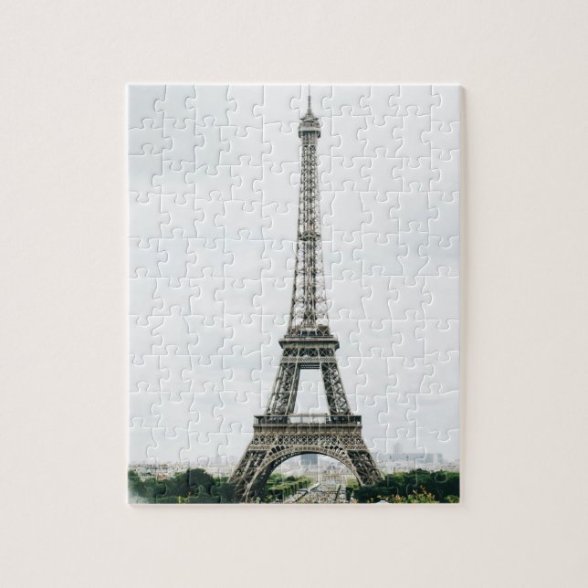Eiffel Torn Paris Frankrike Pussel (Vertikal)