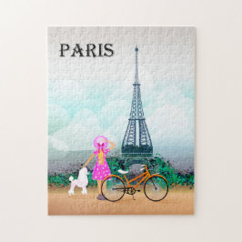 Eiffel Torn Paris Frankrike Puzzle Pussel