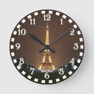 Eiffel Torn, Paris, Frankrike Rund Klocka