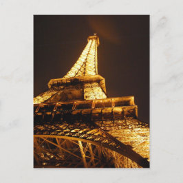 Eiffel Torn Paris Frankrike - Springtime Vacation Vykort