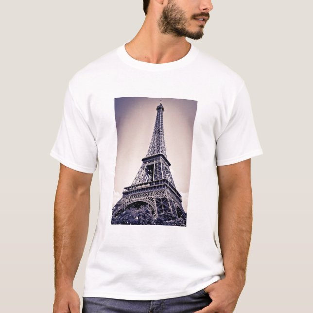 Eiffel torn, Paris, Frankrike Tee Shirt (Framsida)