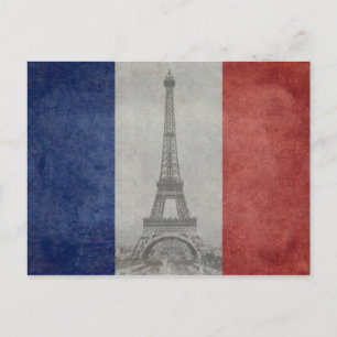 Eiffel torn, Paris Frankrike Vykort