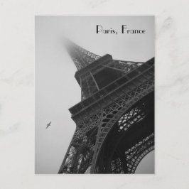 Eiffel Torn, Paris Frankrike Vykort