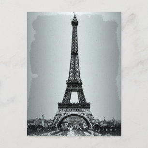 Eiffel Torn Paris Frankrike Vykort