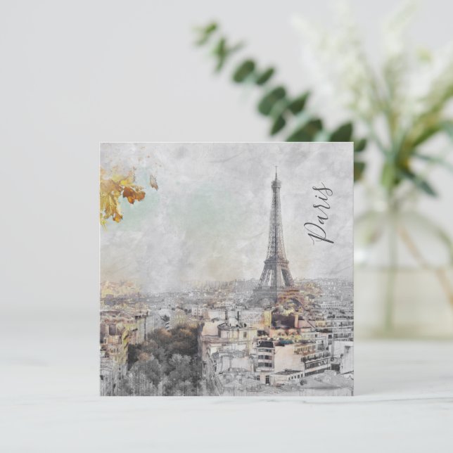 Eiffel Torn. Paris, Frankrike vykort (Stående Fram)