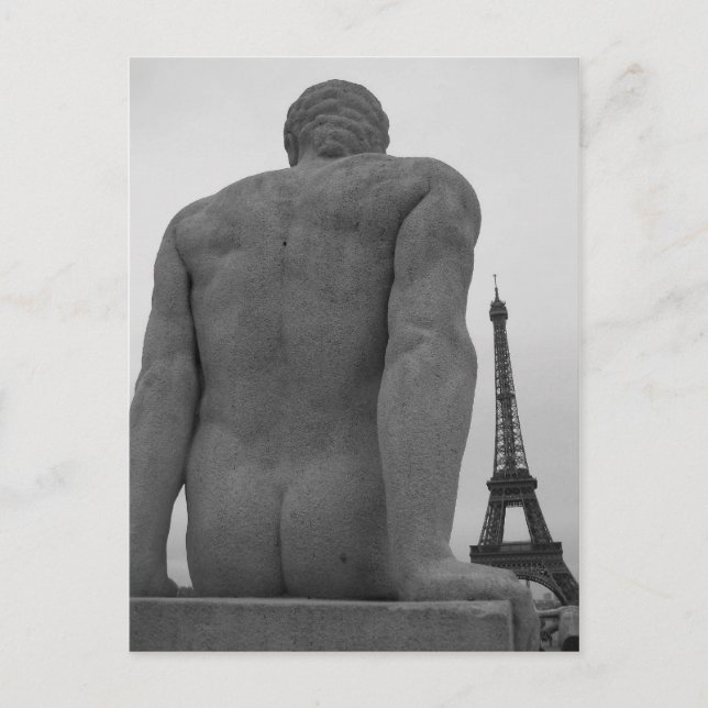 Eiffel Torn, Paris Frankrike vykort II (Framsida)