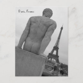 Eiffel Torn, Paris Frankrike-vykort Vykort