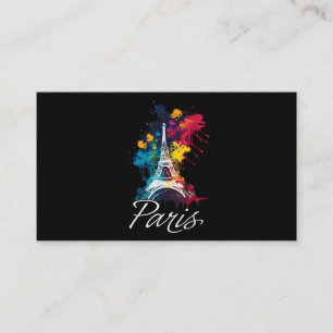 Eiffel Torn Paris Girls Travel Helgdag Frankrike S Visitkort