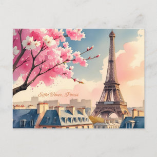 Eiffel Torn Paris Helg Vykort