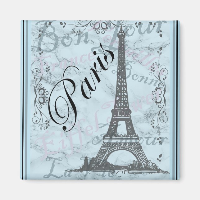 Eiffel Torn Paris Magnet (Framsidan)