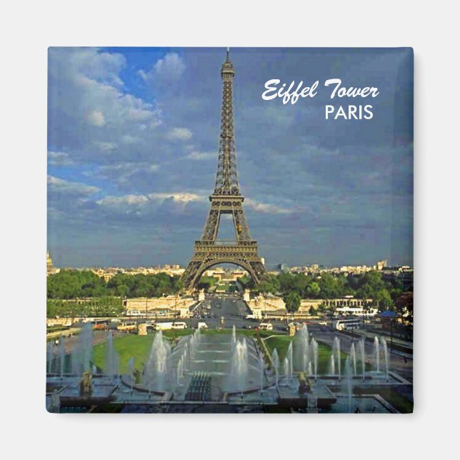 Eiffel Torn Paris Magnet (Framsidan)