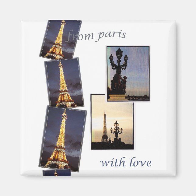 EIFFEL TORN PARIS MAGNET (Framsidan)