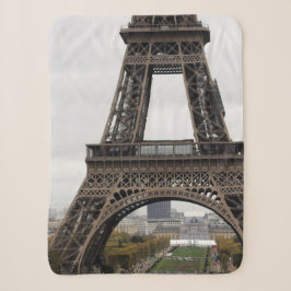 Eiffel torn Paris Monument Tourist Sherpa Blanket