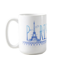 Eiffel Torn Paris Mugg