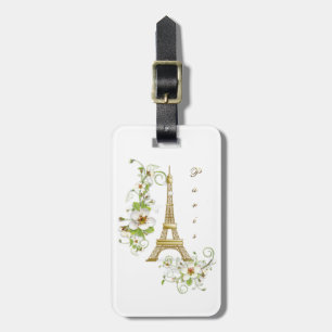 Eiffel Torn / Paris Personnalised Bagagebricka