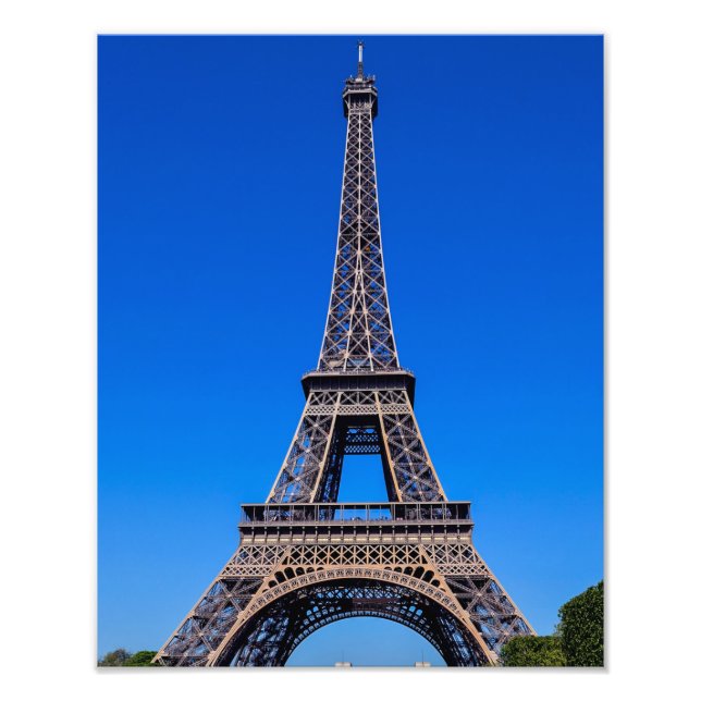 Eiffel Torn, Paris - Photo Print Fototryck (Framsidan)