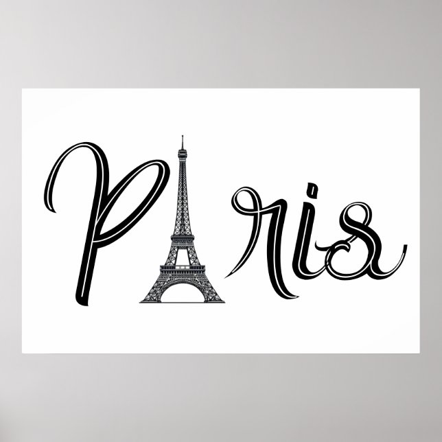 EIFFEL TORN PARIS POSTER (Framsidan)