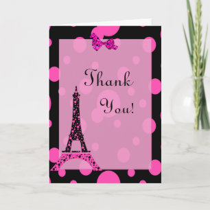 Eiffel Torn Paris Tackkort