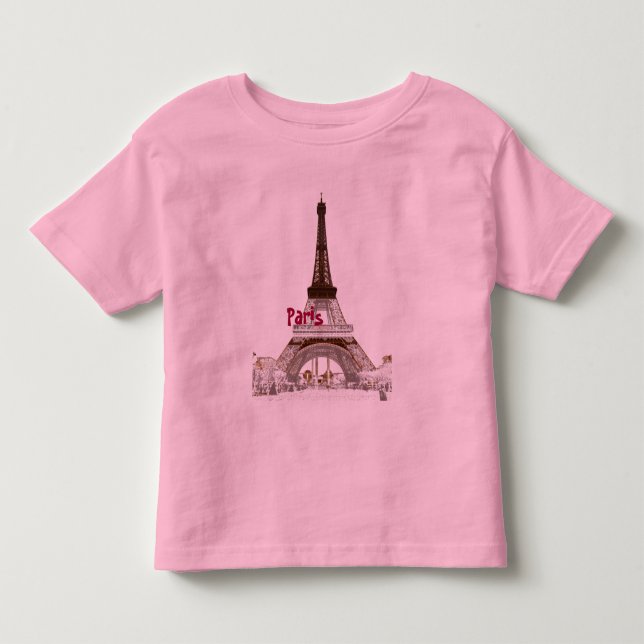 Eiffel Torn-Paris Tee (Framsida)