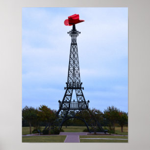 Eiffel Torn, Paris, Texas Poster