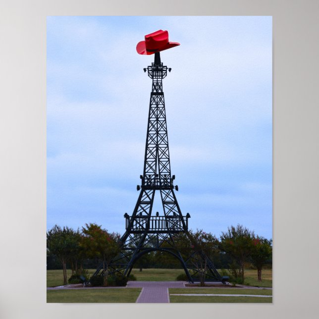 Eiffel Torn, Paris, Texas Poster (Framsidan)