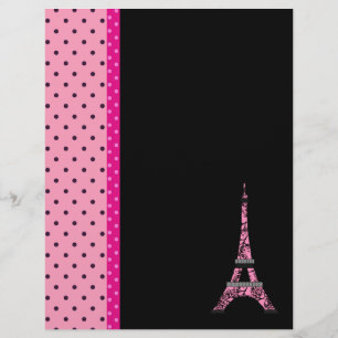 Eiffel Torn Paris Theme Scrapbook Papper