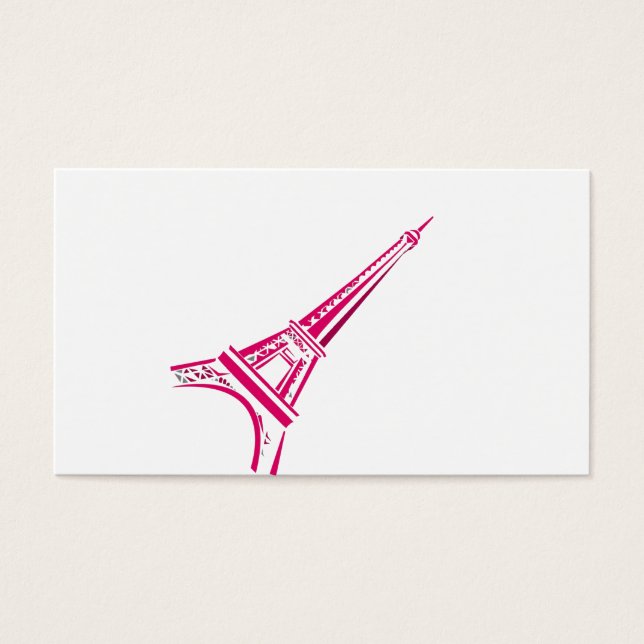 Eiffel Torn Paris Visitkort (Framsidan)